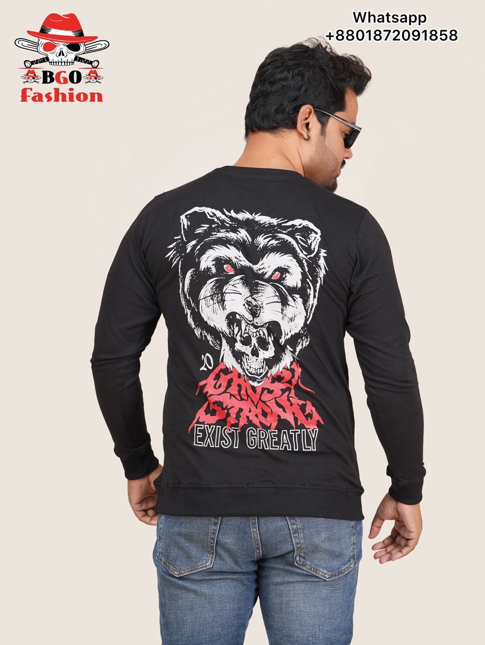 Stylish Long Sleeve T-Shirt - Alt